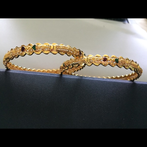 Earrings Silver with bells and beads from India. - Picture 4 of 12